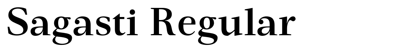 Sagasti Regular
